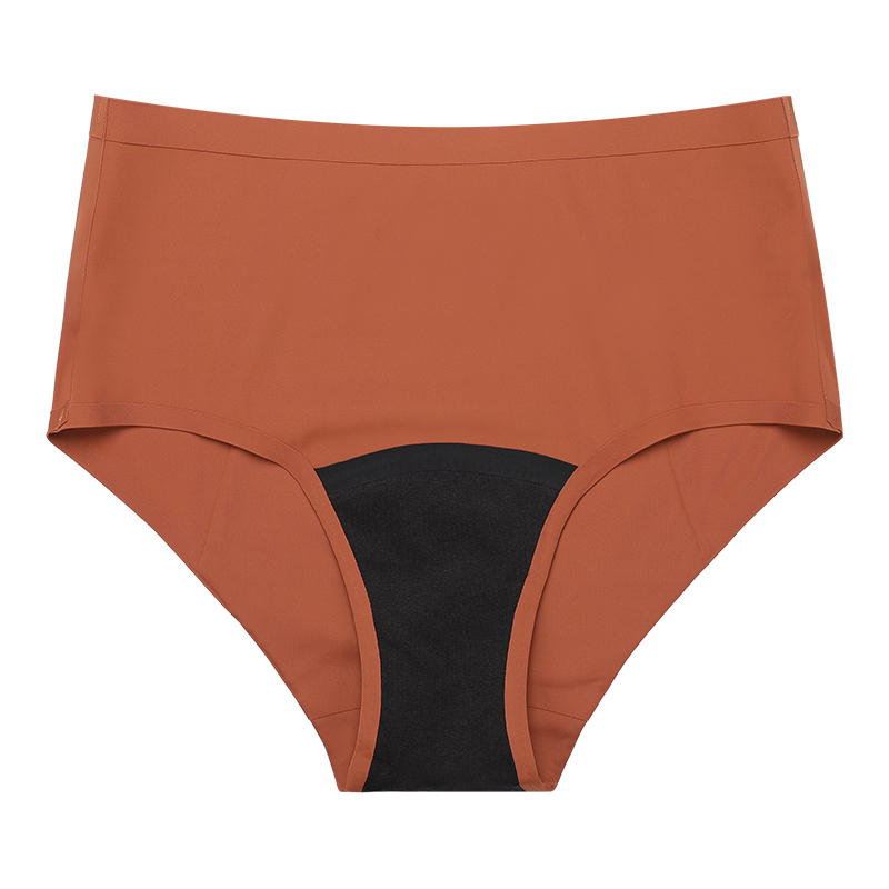 Culotte menstruelle sans couture taille mi-haute – A1131