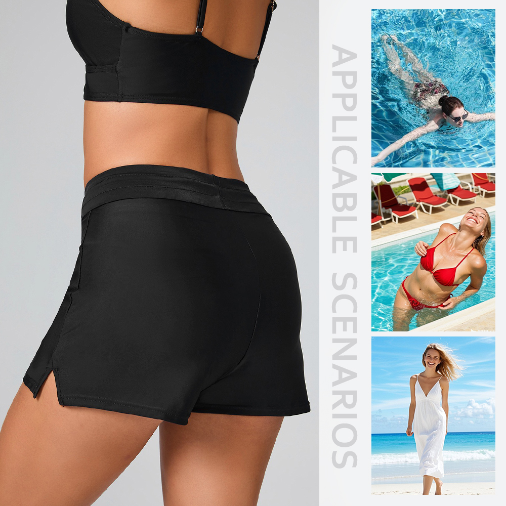 Short de bain menstruel athlétique Boyshort – Modèle 8332
