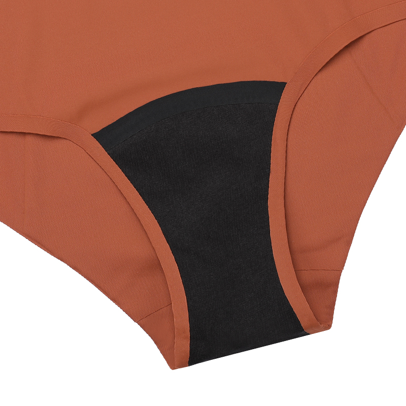 Culotte menstruelle sans couture taille mi-haute – A1131