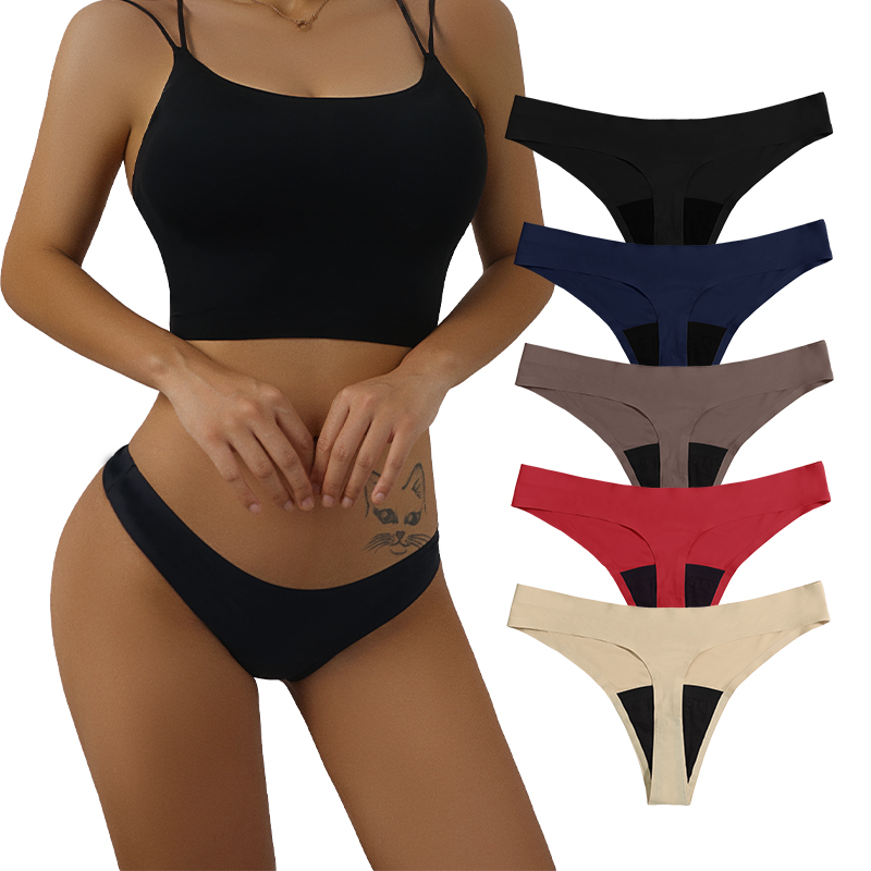 String menstruel sans couture dos en T – A1021