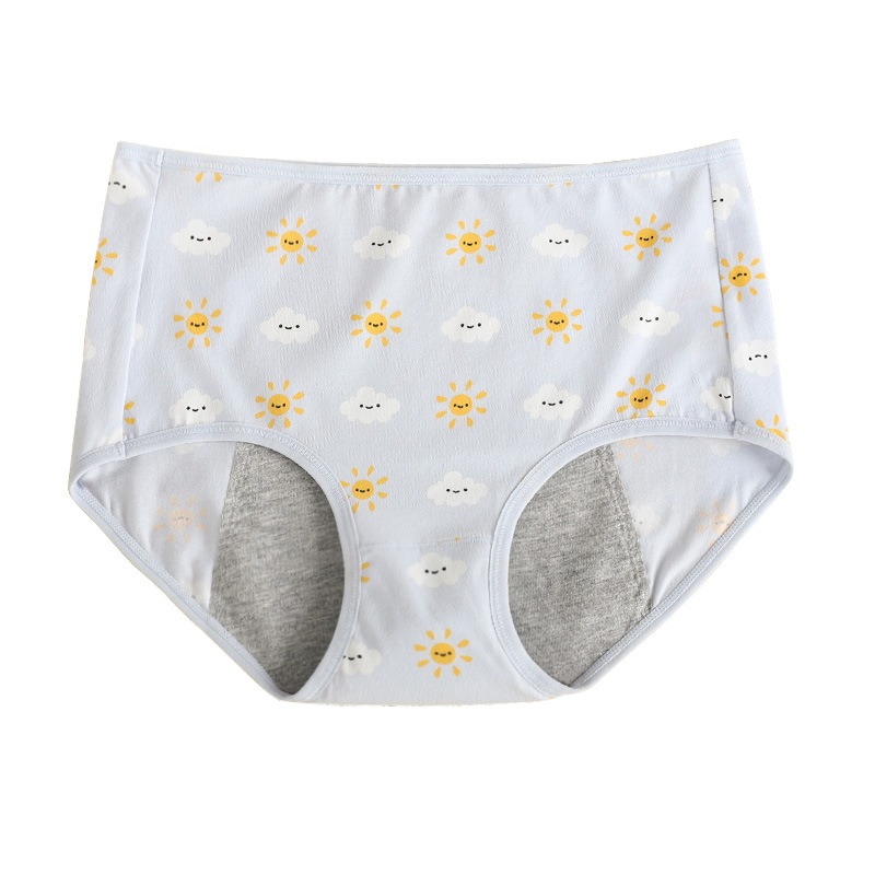 Culotte menstruelle respirante en pur coton – Modèle LJV-BC-COT