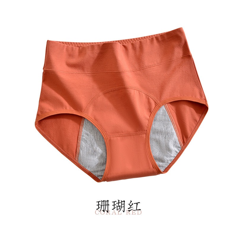Culotte menstruelle taille haute, ions argent – LJV-HW-CUS