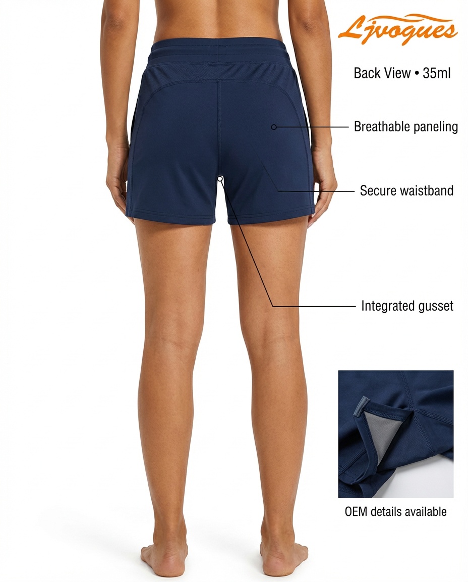 Short de randonnée menstruel SP003 avec protection intégrée