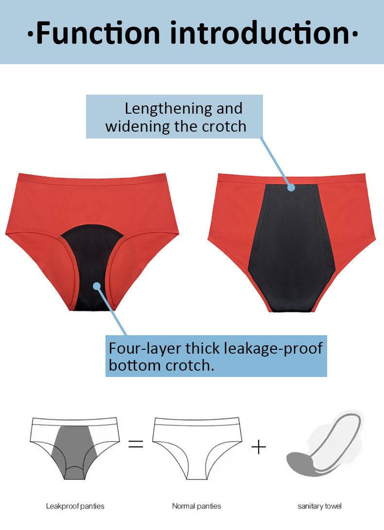 Culotte menstruelle et bas de bain double fonction – Modèle 9898