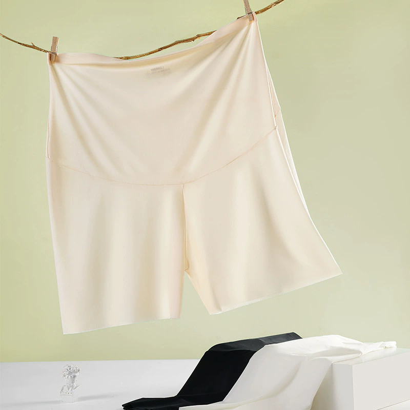 Short de maternité 9055 sans couture taille haute