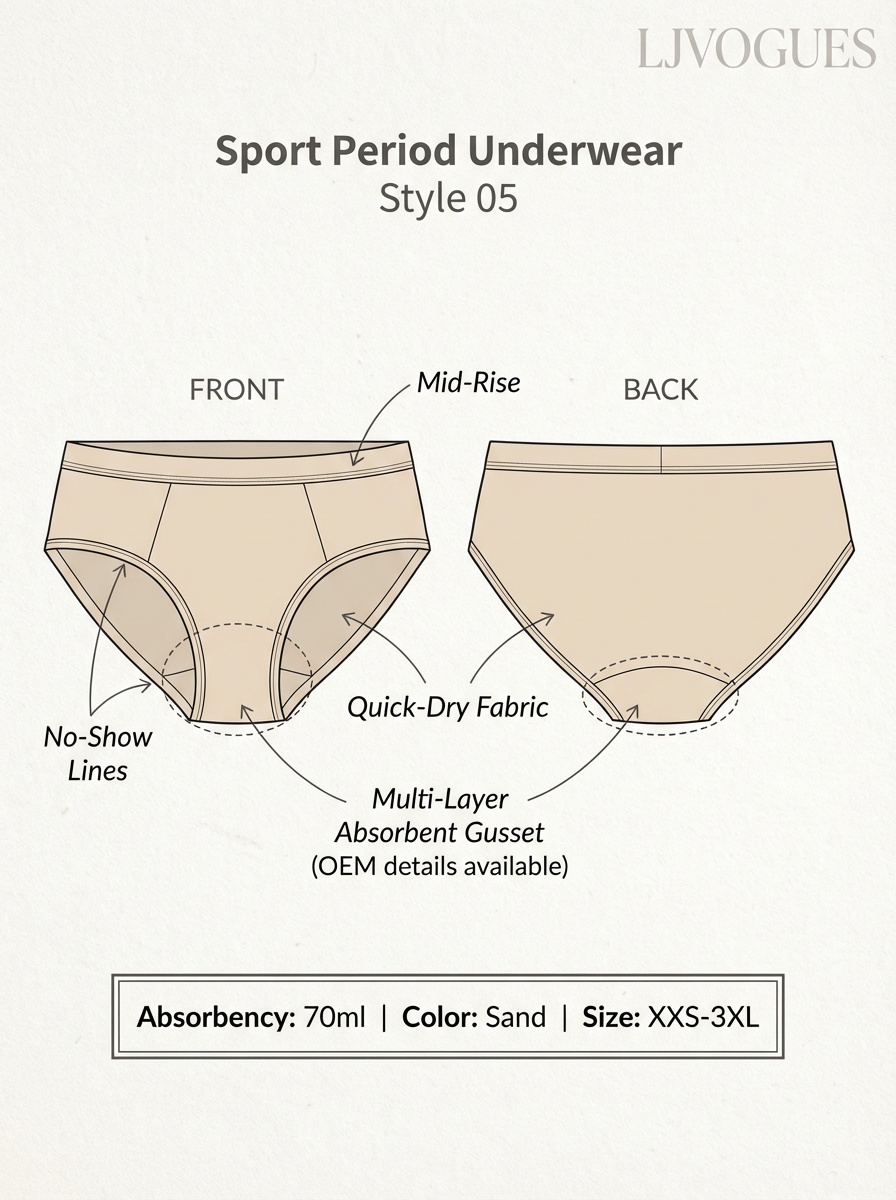 Culotte de protection femme SP009 Style 05 absorbante 70 ml
