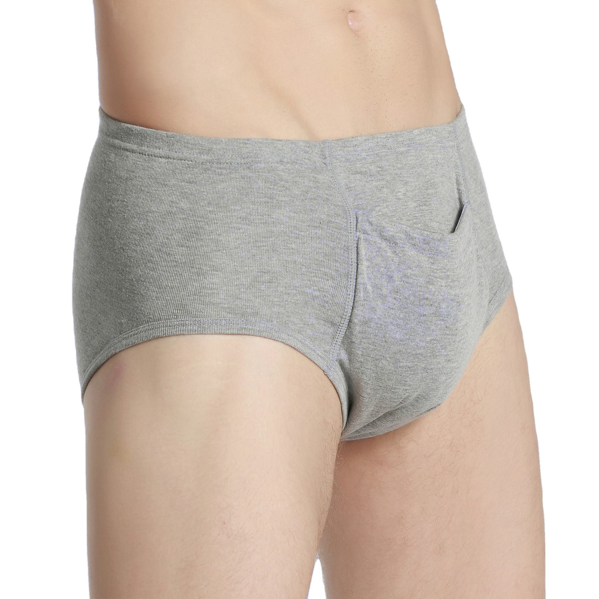 Slip d’incontinence lavable pour homme en coton – Modèle 0006