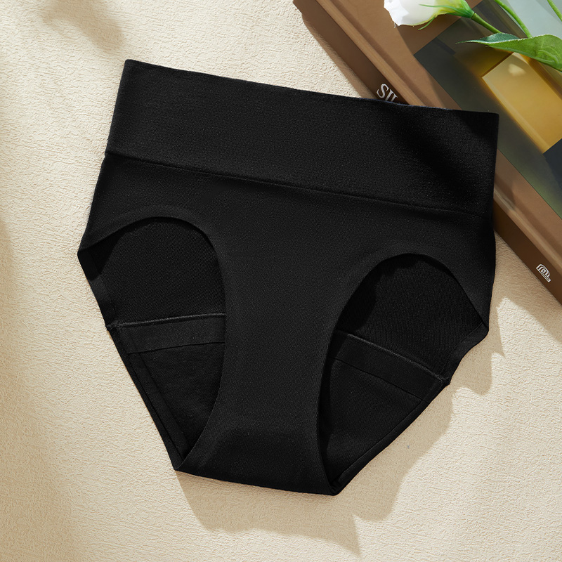 Modèle AA081 Sous-vêtement menstruel de nuit taille haute (modal, arrière élargi, spécifique au sommeil)