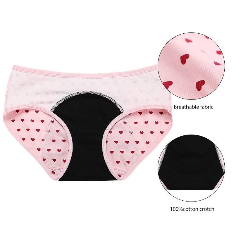 Culotte menstruelle scolaire classe A – Modèle LJV-AC-ST