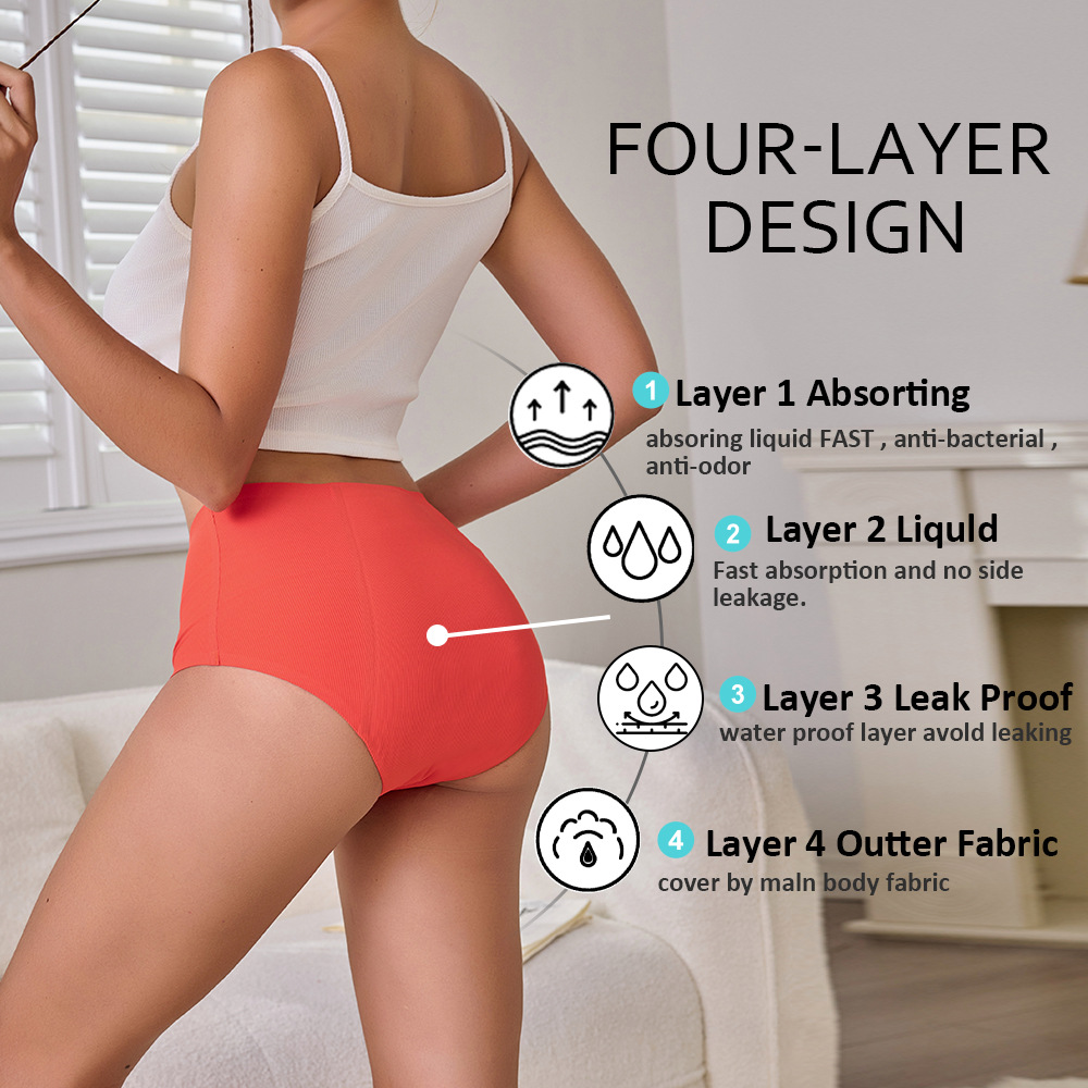 Culotte menstruelle et bas de bain double fonction – Modèle 9898