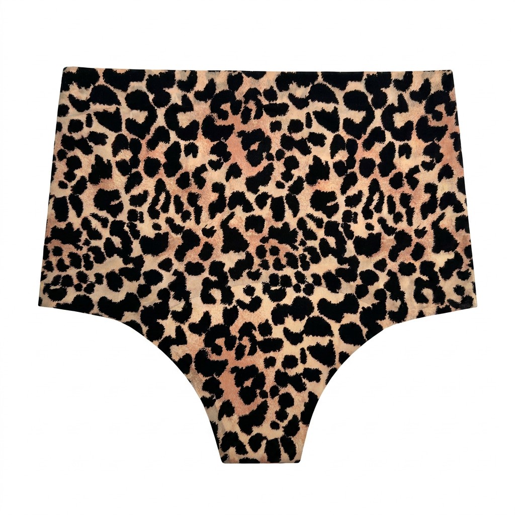 Culotte menstruelle imprimé léopard – Style 2008D
