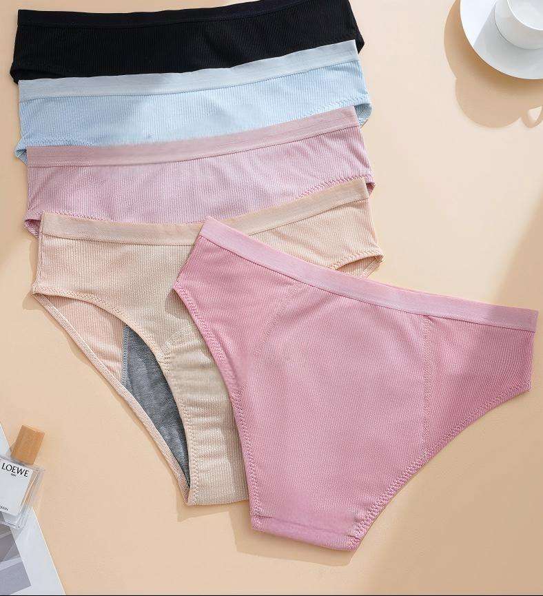 Culotte menstruelle ado en coton peigné – Modèle F89