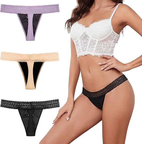 Sous-vêtements menstruels de remplacement – 4 couches