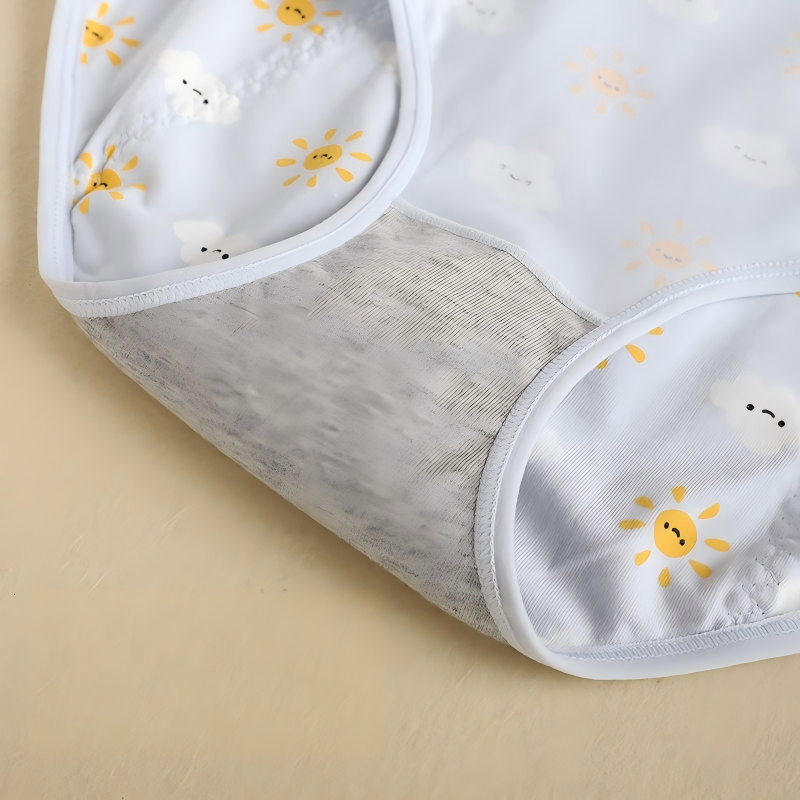 Culotte menstruelle respirante en pur coton – Modèle LJV-BC-COT