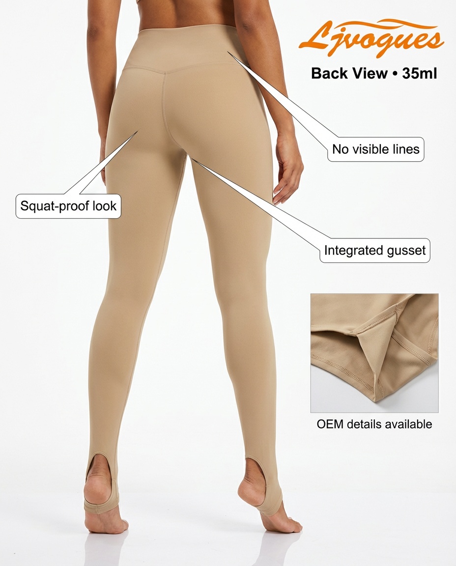 Legging menstruel à étriers absorbant 35 ml