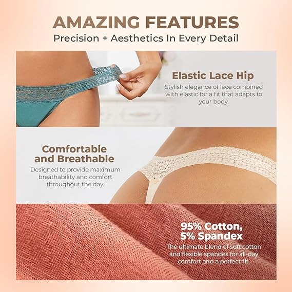 Sous-vêtements menstruels de remplacement – 4 couches