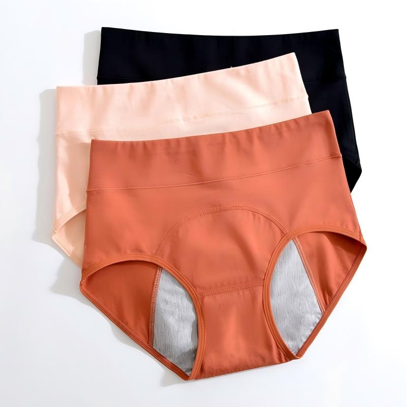 Culotte menstruelle taille haute, ions argent – LJV-HW-CUS