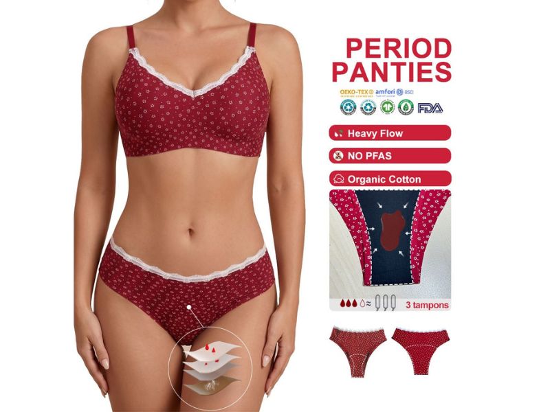 Comment fonctionnent les sous-vêtements menstruels - Une répartition en 4 couches depuis l