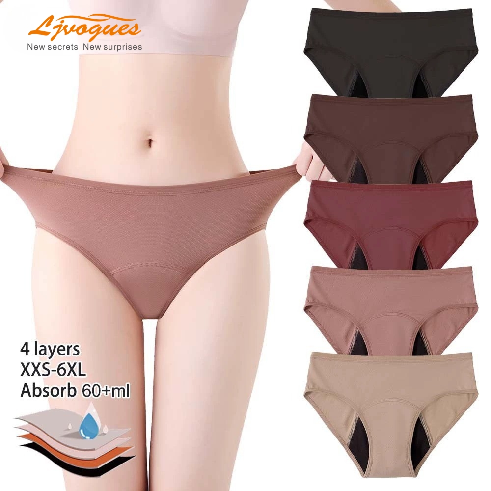 Modèle 8088 — Slip menstruel en maille respirante (taille moyenne, couverture complète, débit abondant)