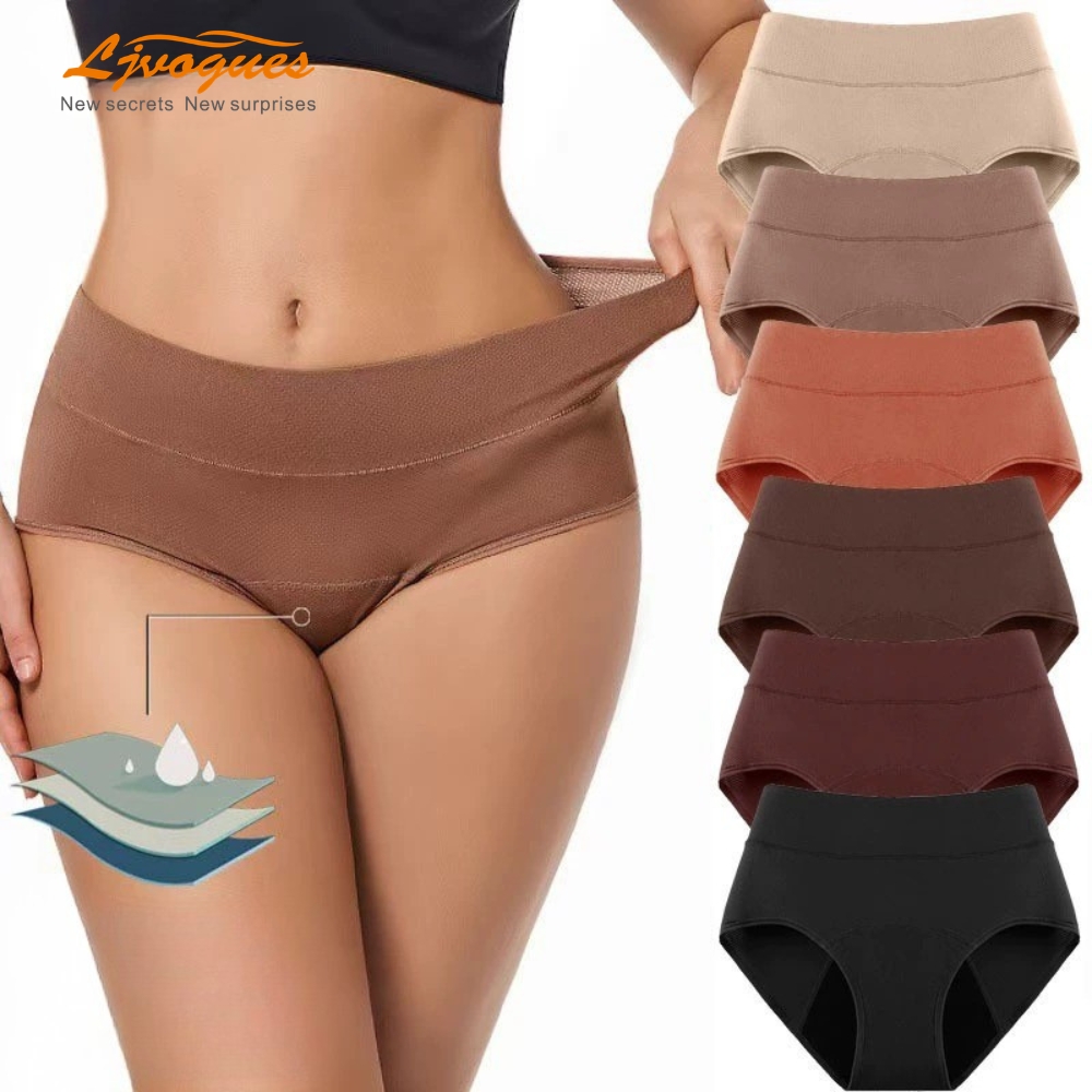 Slip menstruel taille haute 3 couches – Modèle 9033