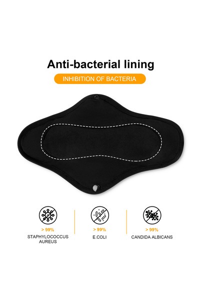 Serviettes hygiéniques lavables en coton biologique – Modèle 006