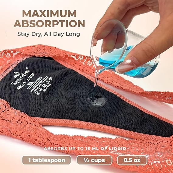 Sous-vêtements menstruels de remplacement – 4 couches