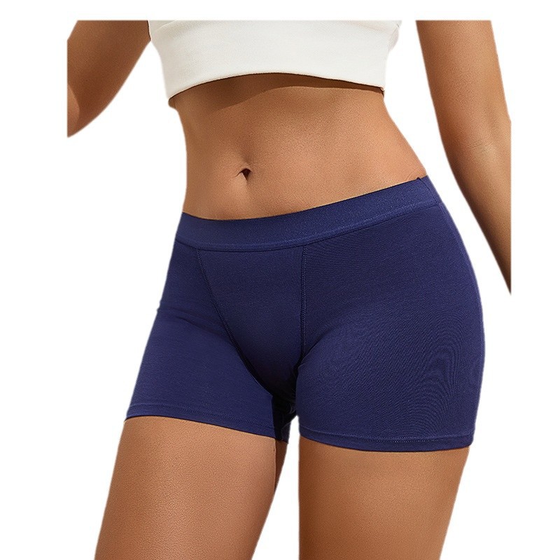 Shorty menstruel 8306 en coton taille mi-haute