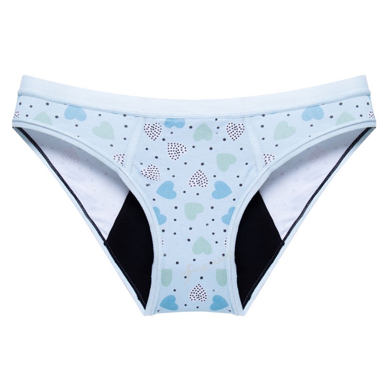 Culotte menstruelle sans couture pour adolescente – Coton