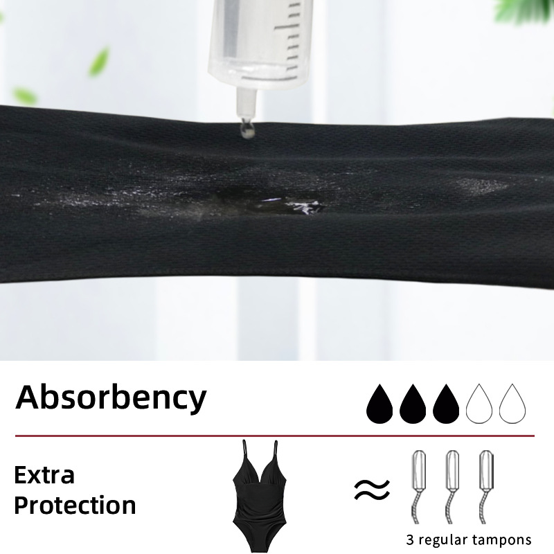 Maillot de bain menstruel triangle à bretelles – Modèle Y855