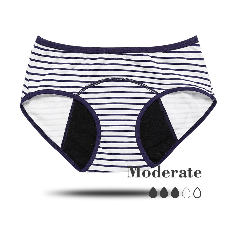 Culotte menstruelle ado à entrejambe prolongé – Modèle LJV-TEC-S